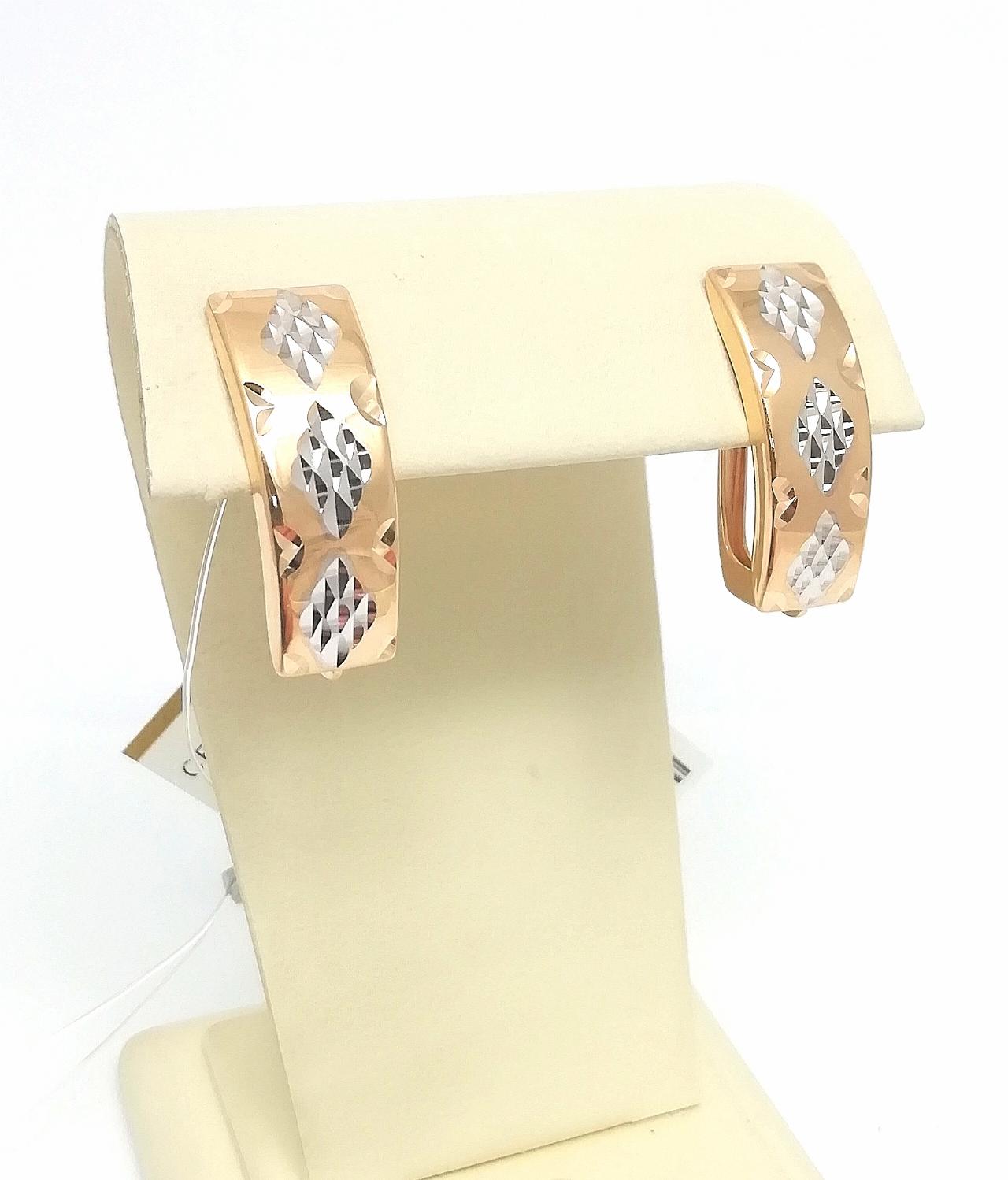 Золотые серьги женские