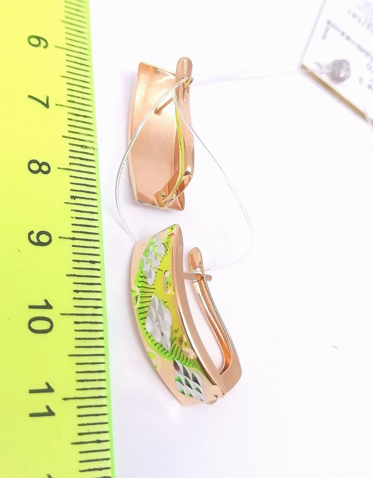 Золотые серьги женские