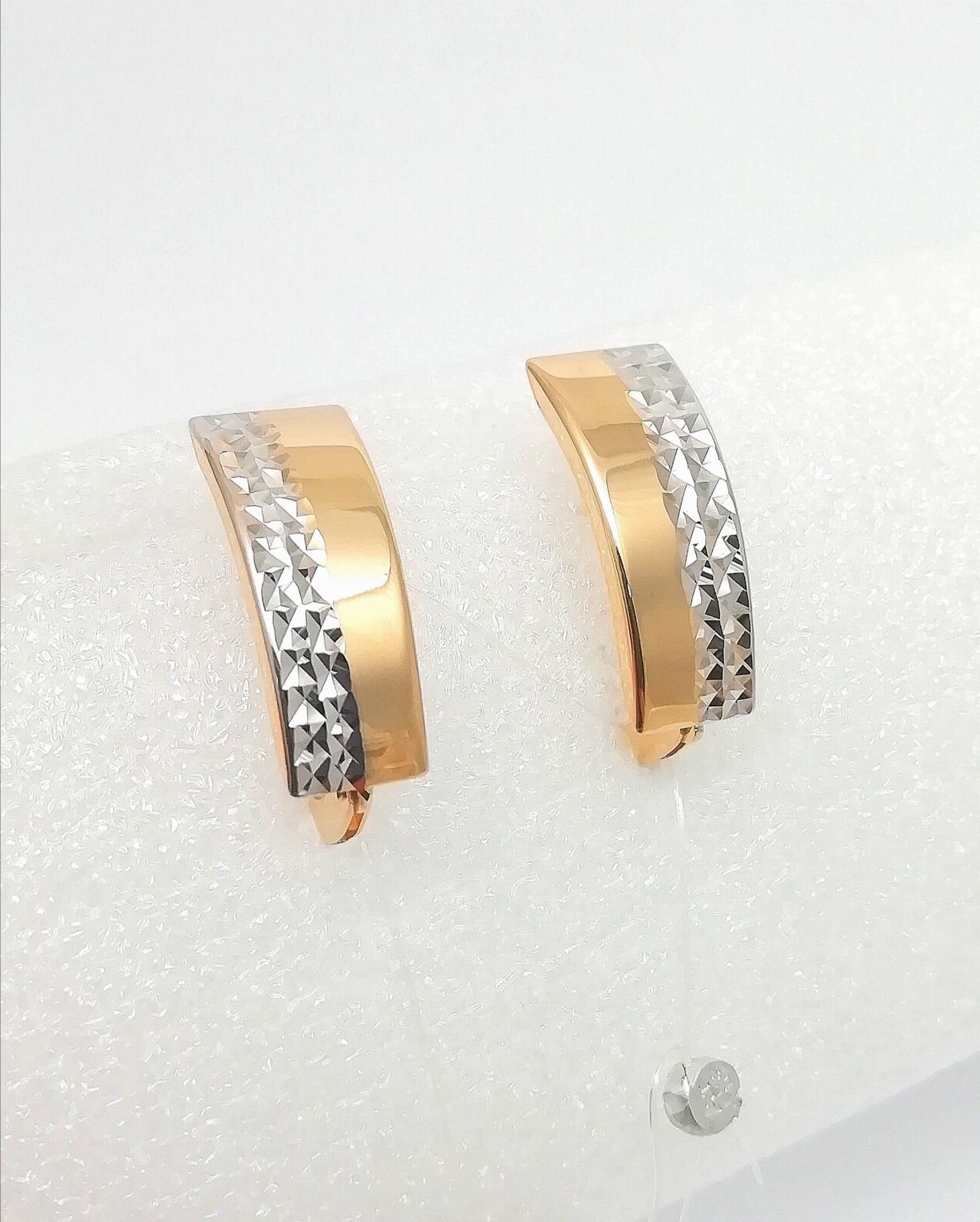 Золотые серьги женские