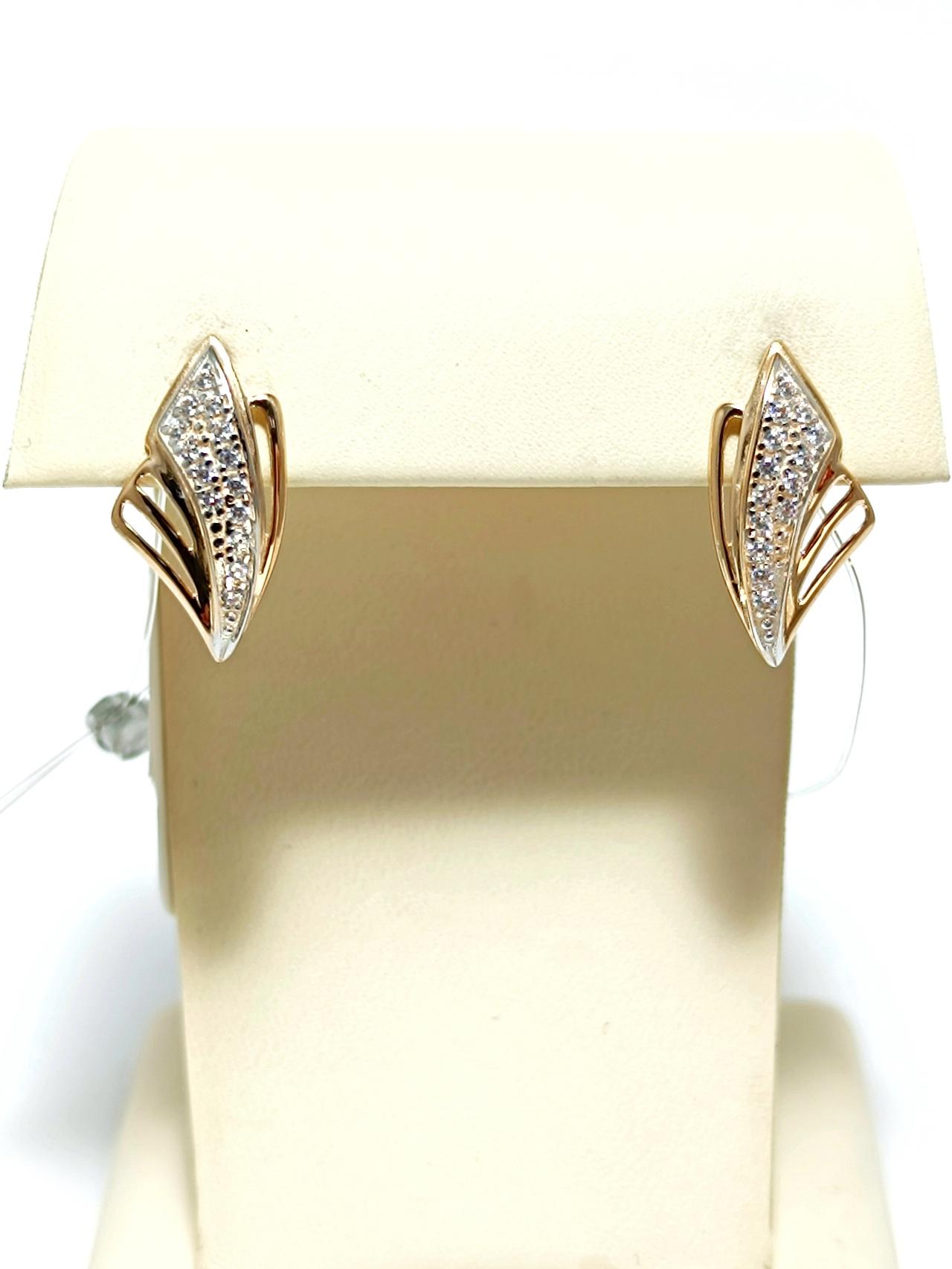 Золотые серьги женские