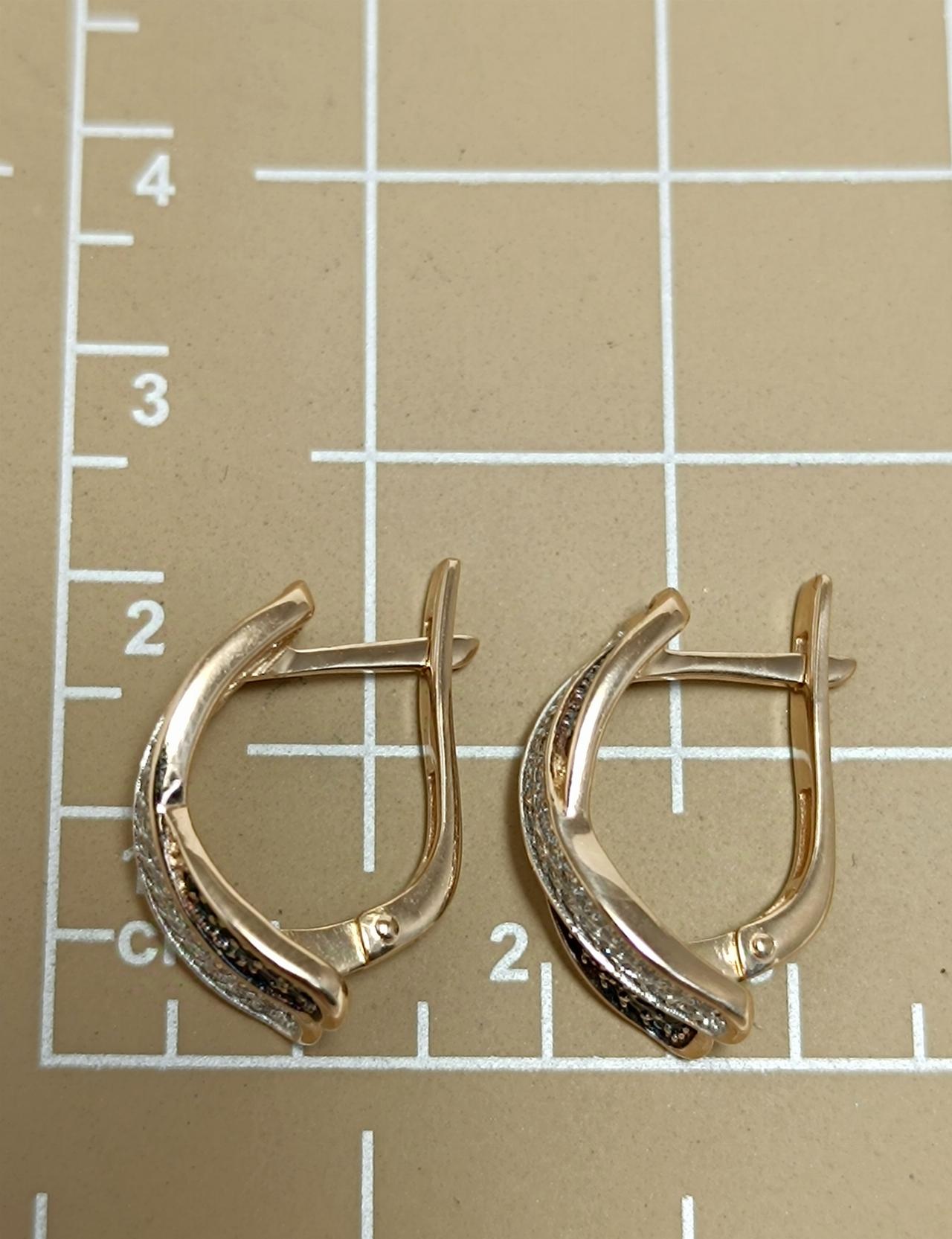 Золотые серьги женские