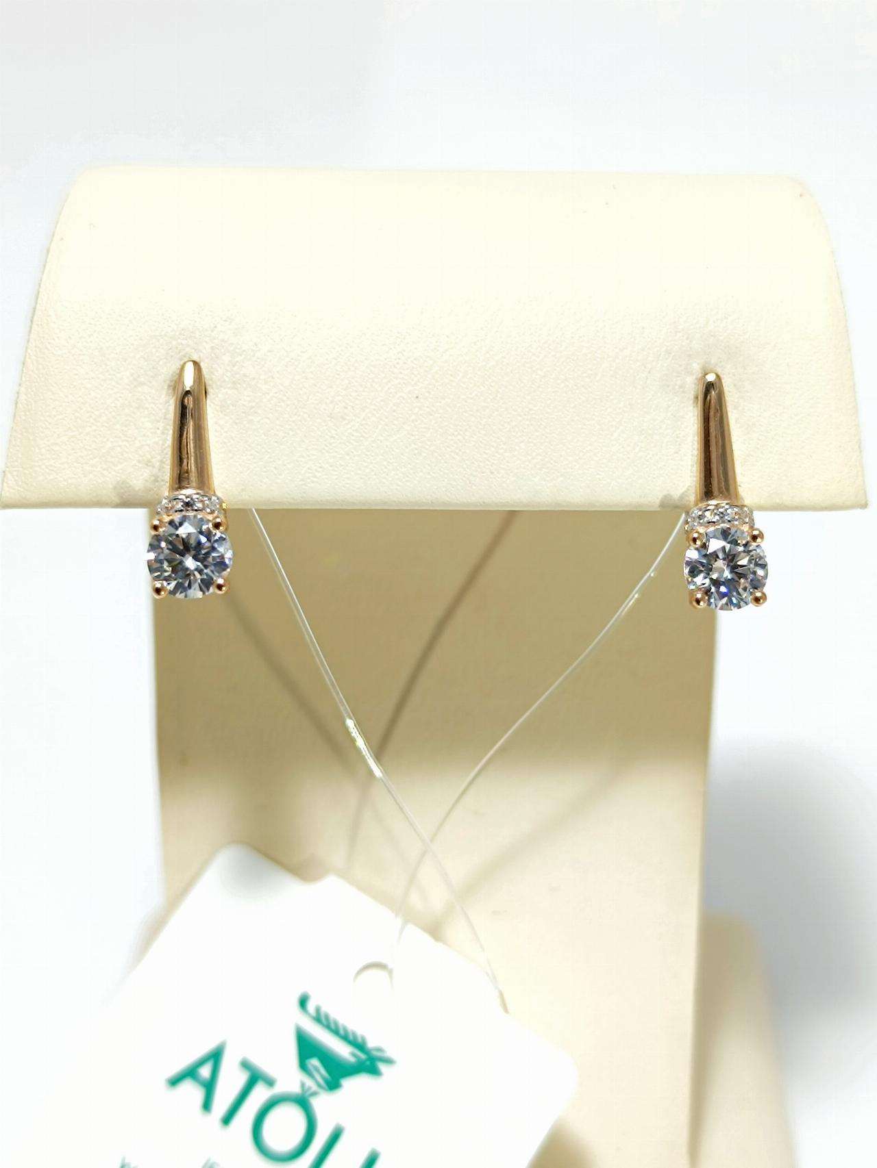 Золотые серьги женские