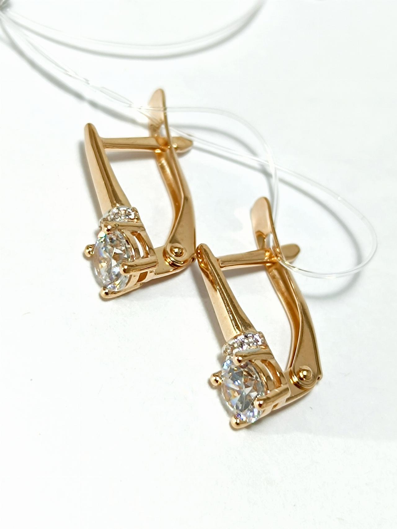 Золотые серьги женские