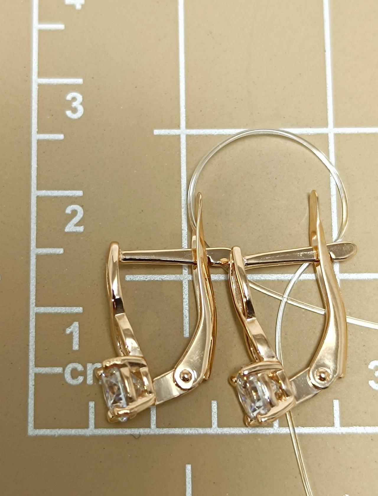 Золотые серьги женские