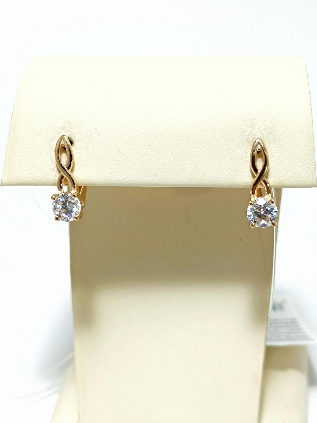 Золотые серьги женские