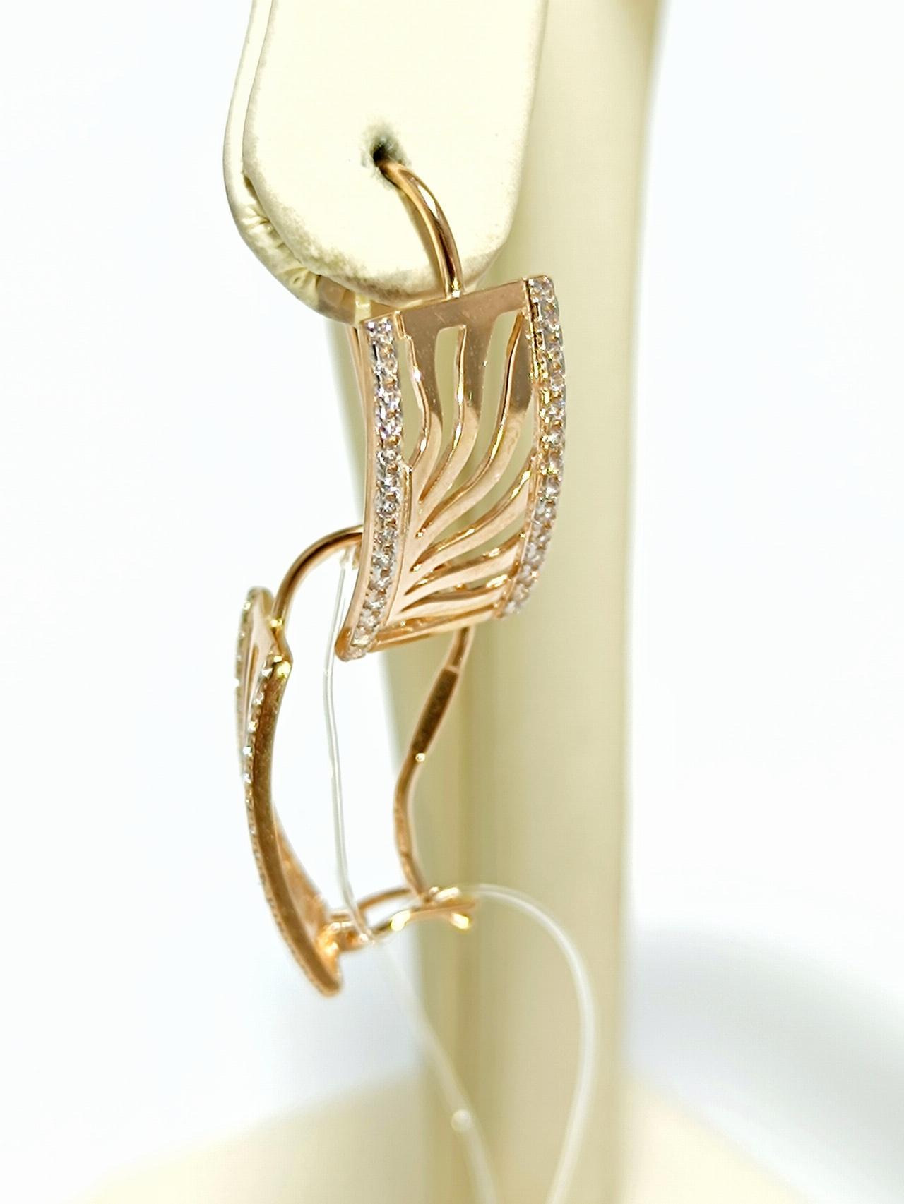 Золотые серьги женские