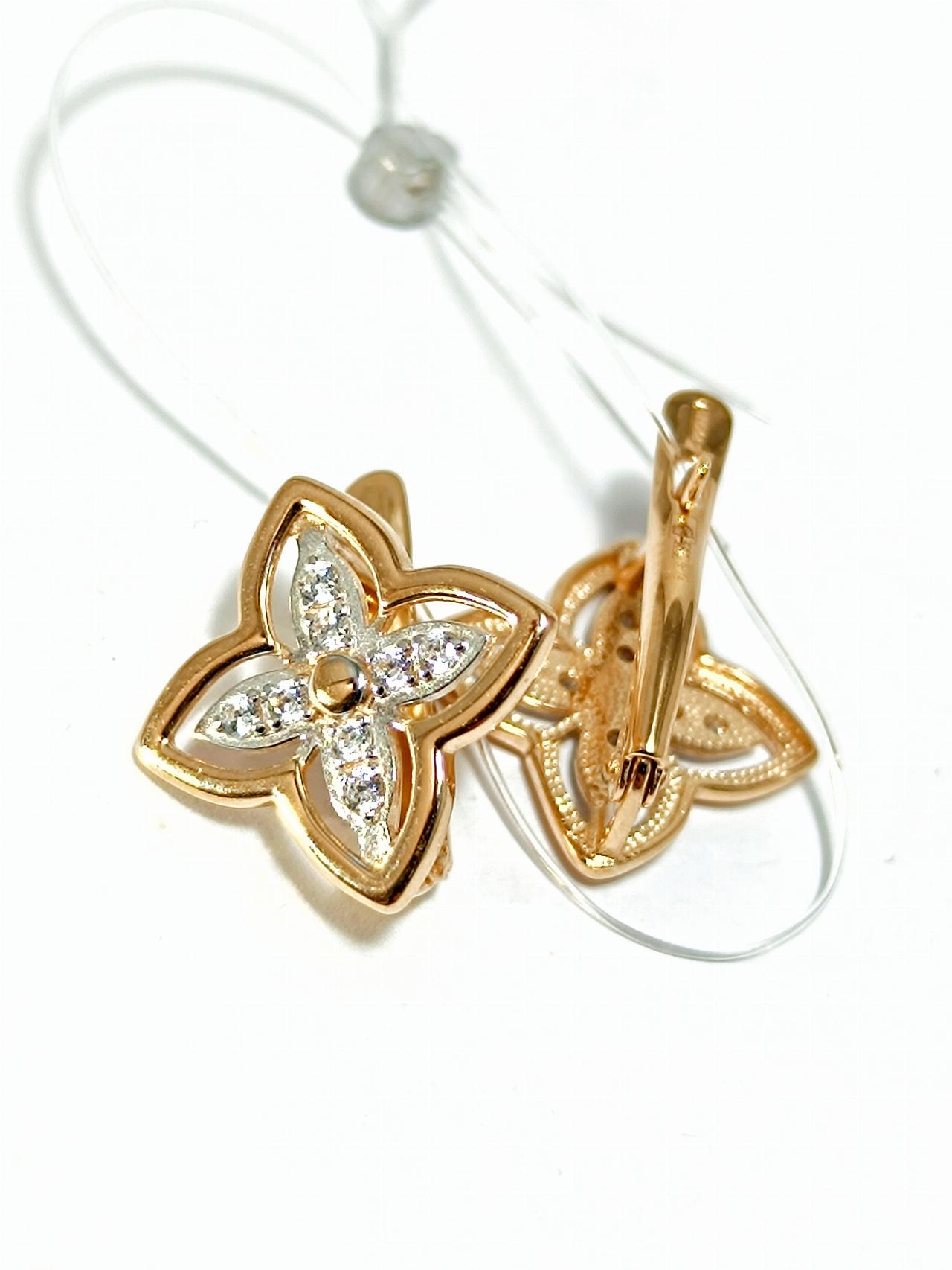 Золотые серьги женские