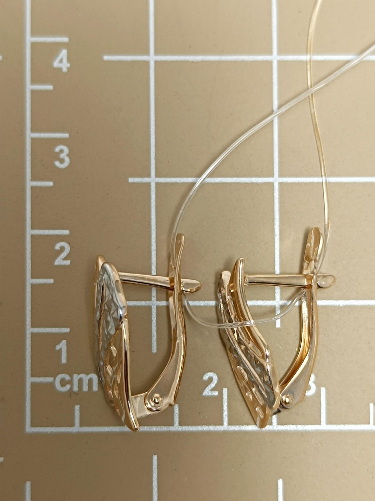 Золотые серьги женские