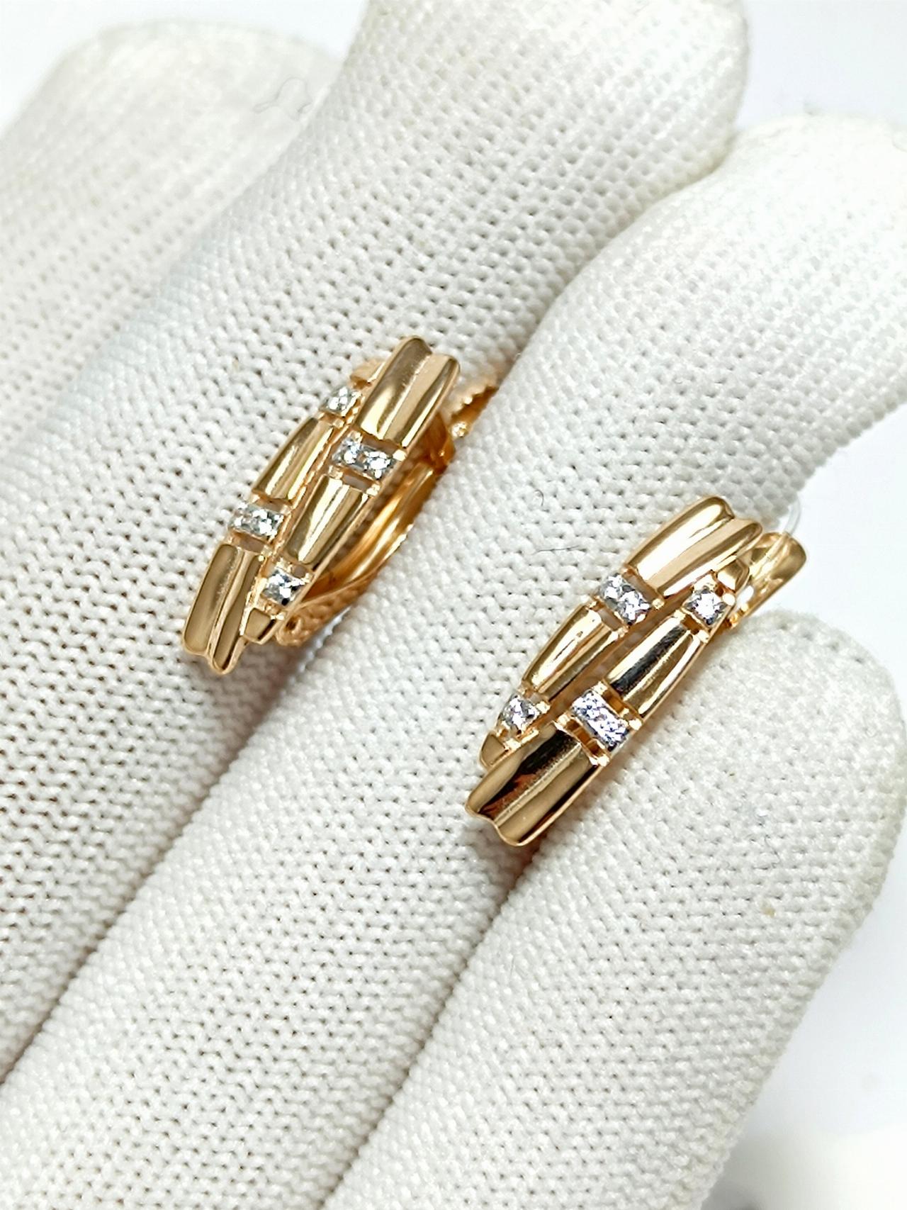 Золотые серьги женские