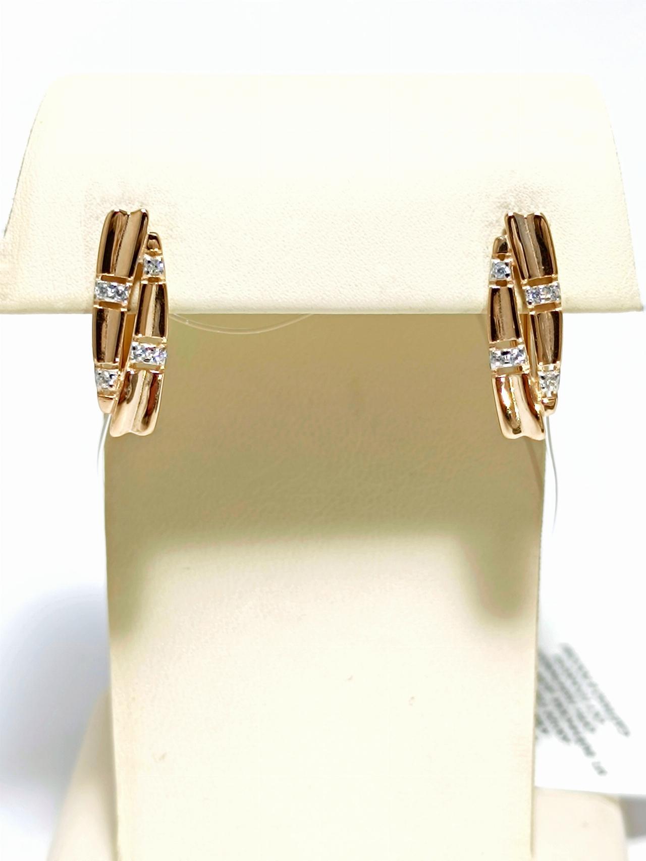 Золотые серьги женские