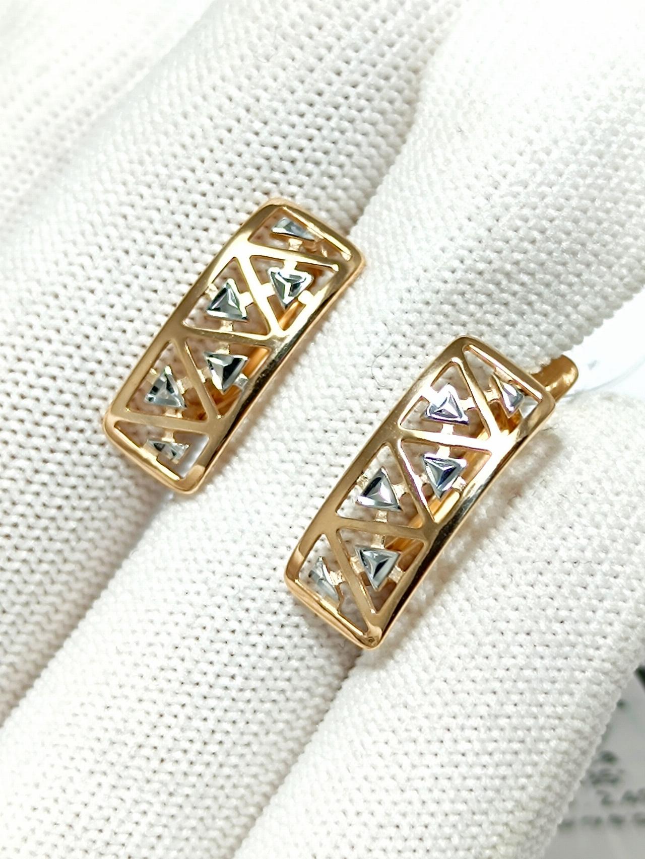 Золотые серьги женские