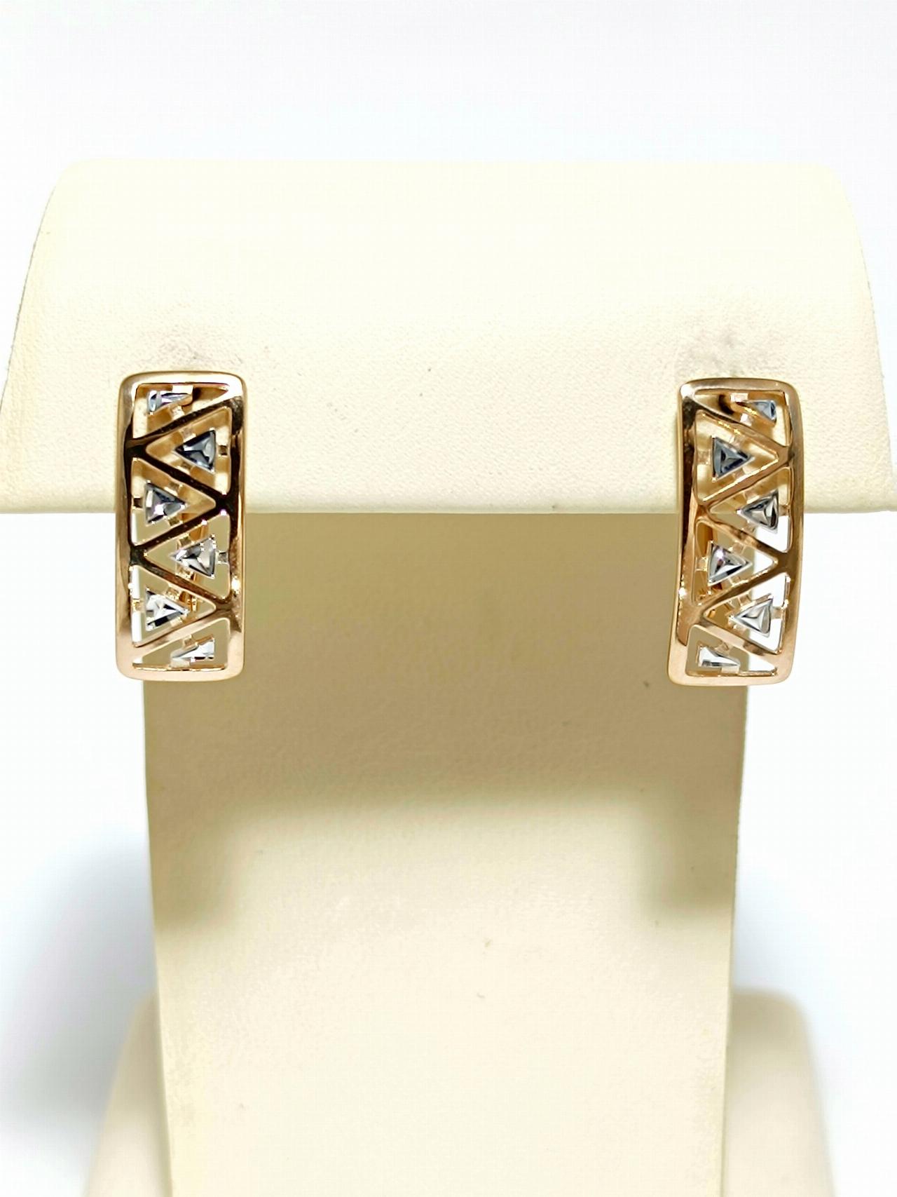 Золотые серьги женские