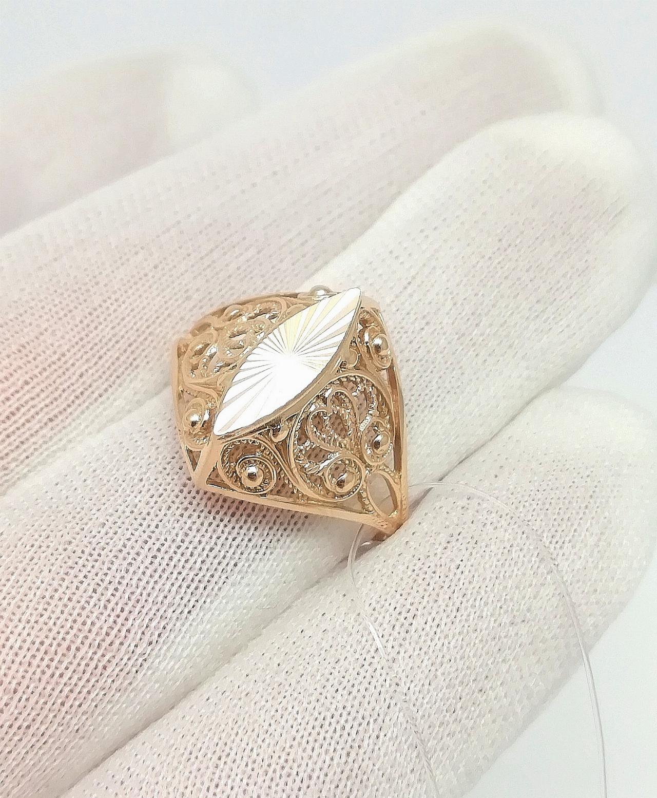 Золотое кольцо Маркиз