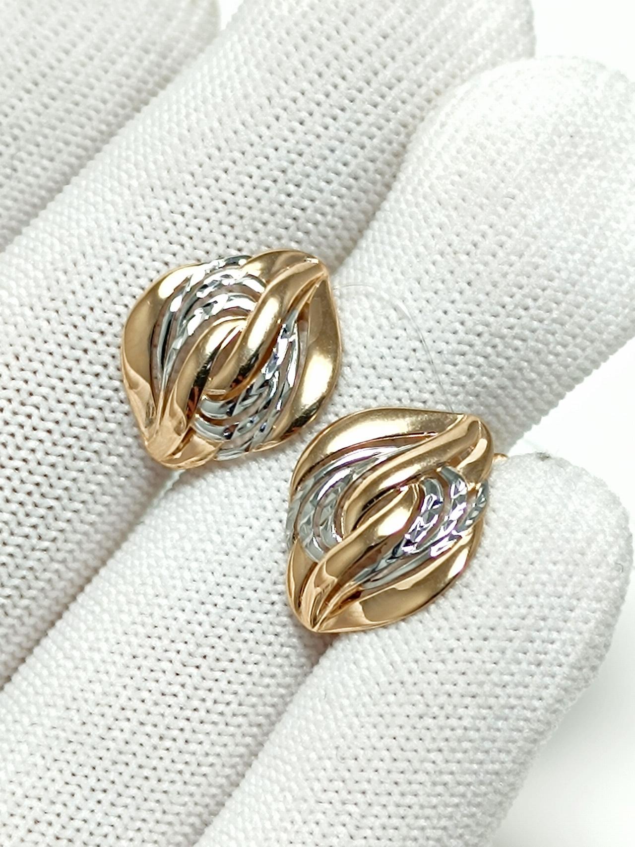 Золотые серьги женские
