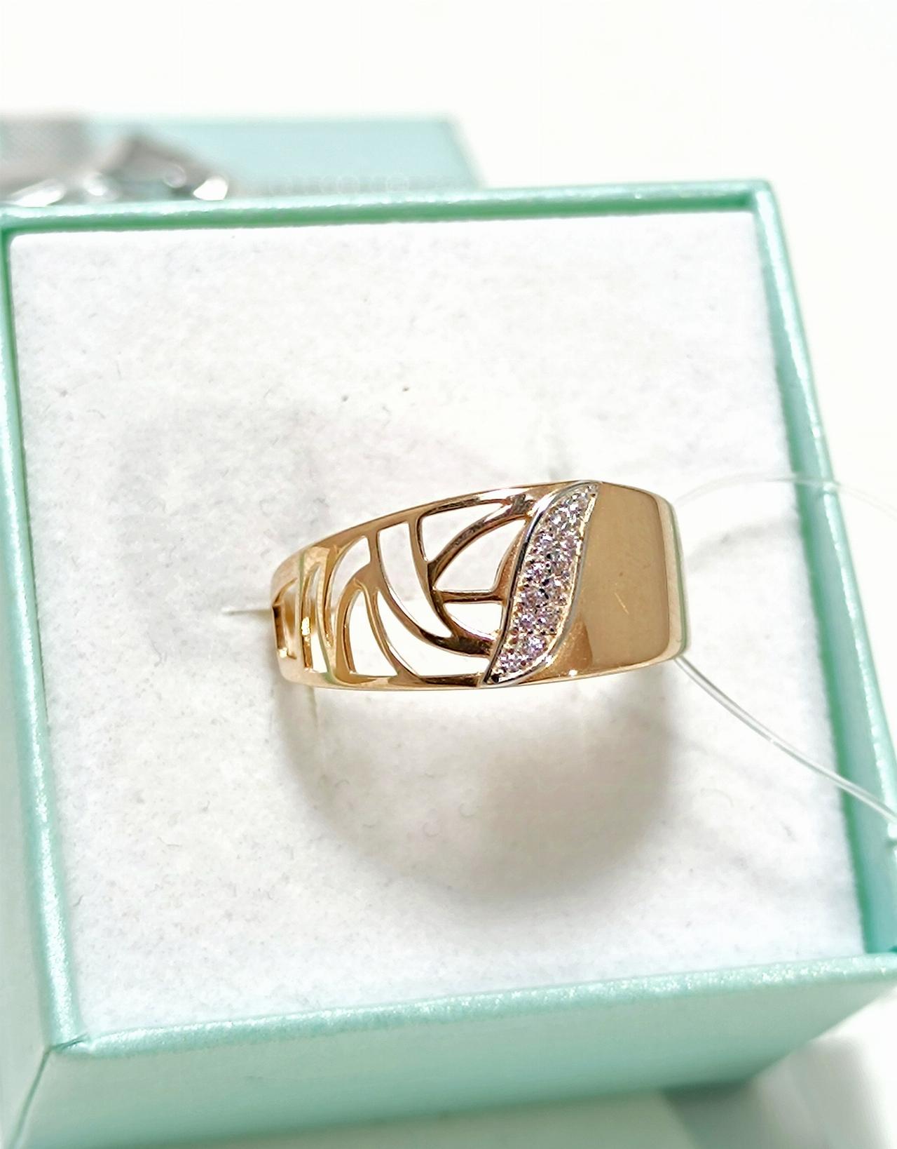 Золотое кольцо женское