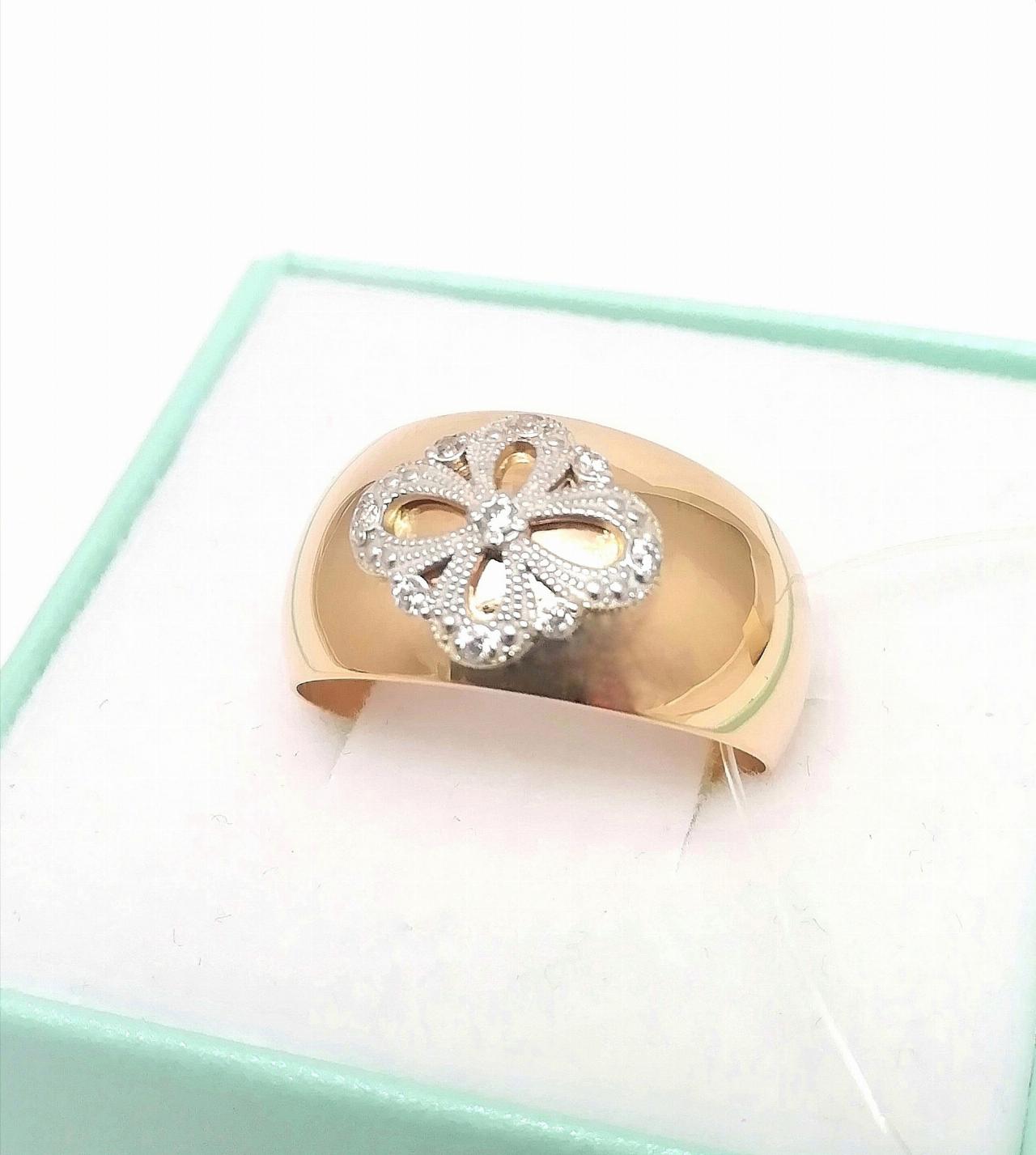 Золотое кольцо женское