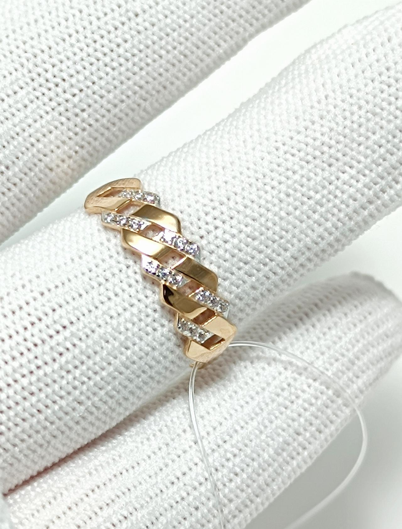 Золотое кольцо женское