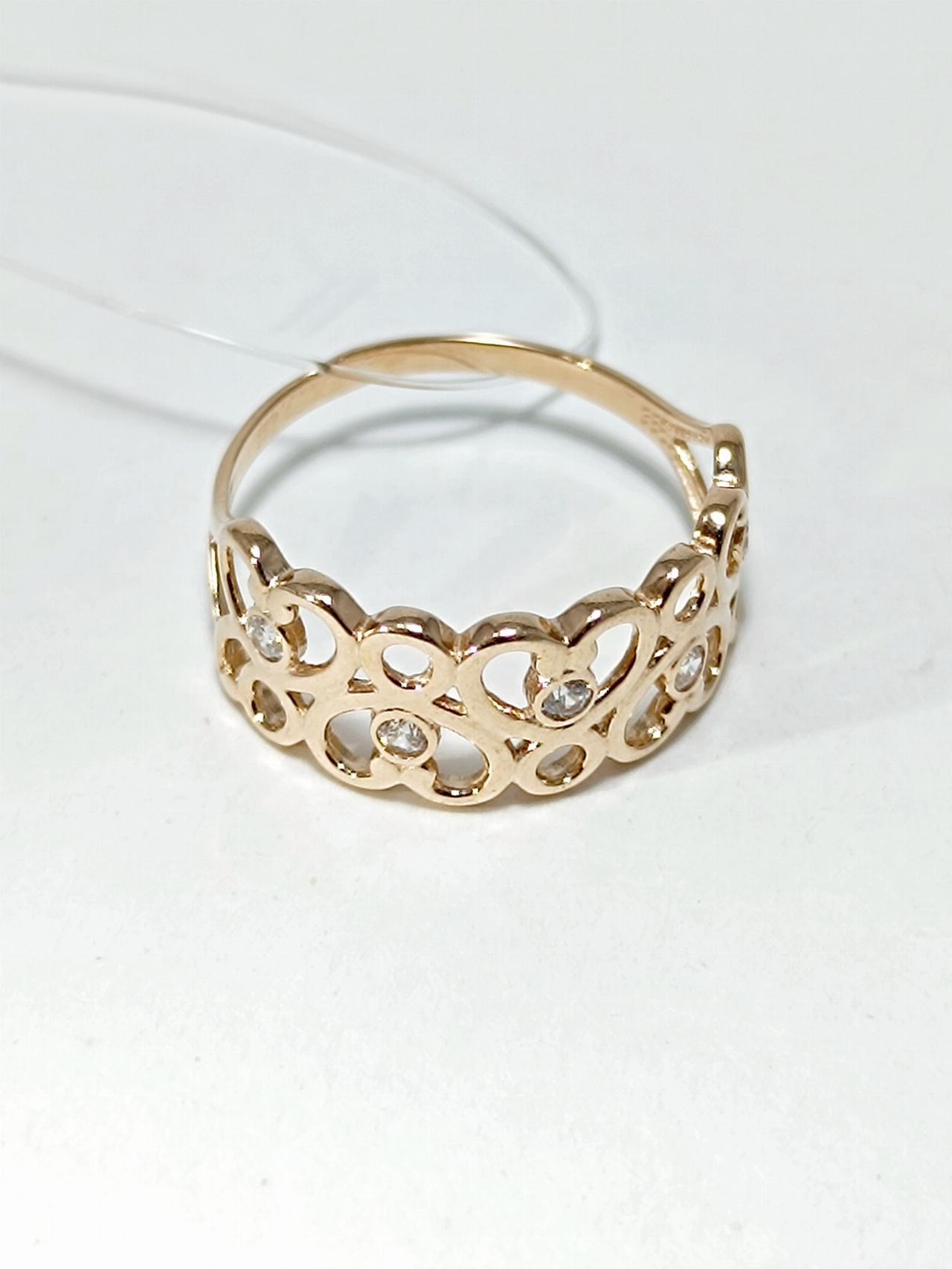 Золотое кольцо женское